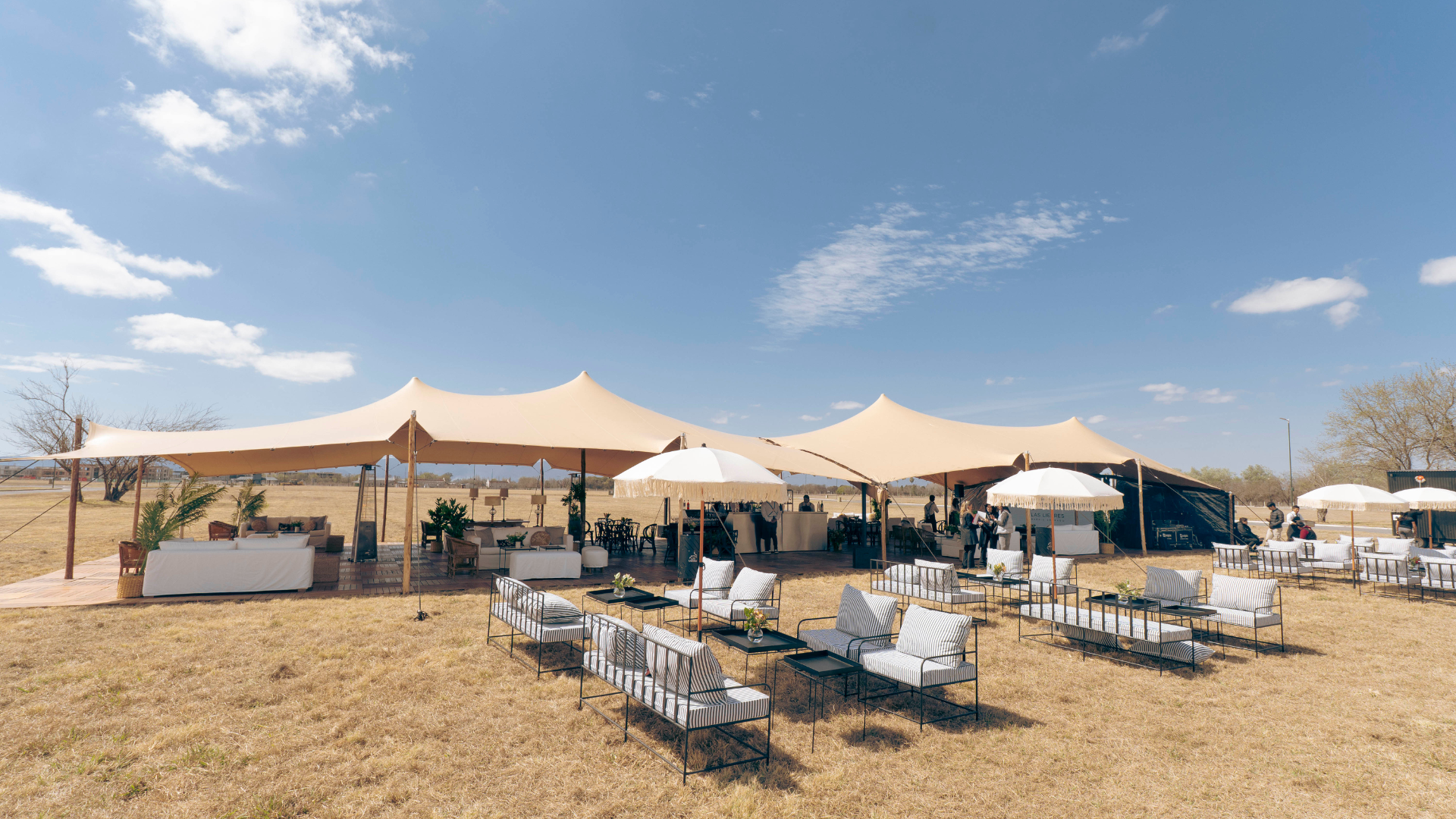 the  villa overlooks dramatic mountainous scenery